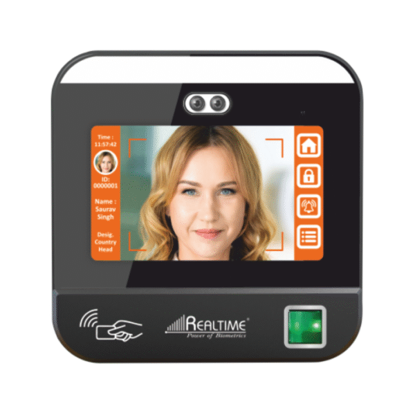 Realtime PRO 304F+ WIFI Face & Fingerprint Recognition, RF Card Biometric Attendance