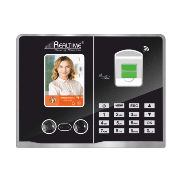 Realtime T501 MINI WIFI Biometric Attendance, Face With Finger Attendance And Access Contro