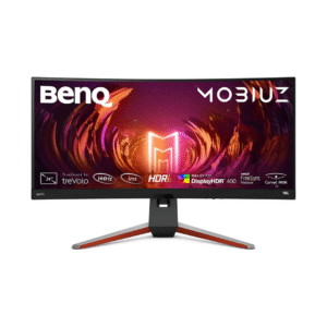 BenQ MOBIUZ EX3415R 34-Inch WQHD+ Ultrawide Curved Gaming Monitor | 144Hz, 1ms, HDRi, FreeSync Premium, IPS Panel, 2.1 Speakers, PIP/PBP, Eye-Care, Metallic Gray