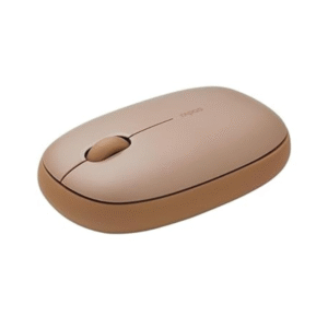 Rapoo M650 Bluetooth Multi-Device Silent Mouse, Milk Tea Brown,  9 Months Battery Life