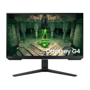 Samsung 25-inch Odyssey G4 Monitor FHD Flat IPS Gaming Monitor,1920 x 1080 Pixels,HDR10, Nvidia G-Sync Compatible, Black, LS25BG402EWXXL